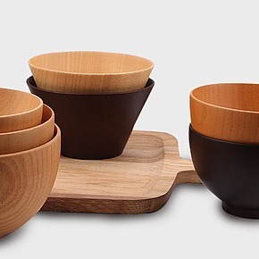 木器海报木碗